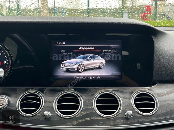 KOPARAN 2016 MERCEDES E220D / %70'İNE 7 AY 0 FAİZ TİCARİ