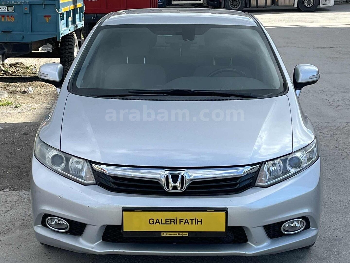 Galeriden Honda Civic 1.6i VTEC Eco Premium 2013 Model Kütahya 180.000 km Gri 1