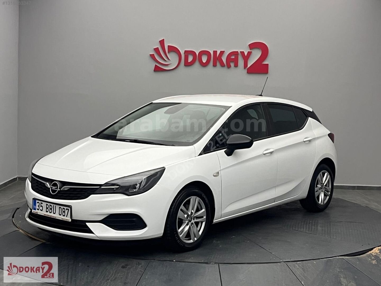 Galeriden Opel Astra 1.5 D Edition 2021 Model İzmir 88.517 km Beyaz 3