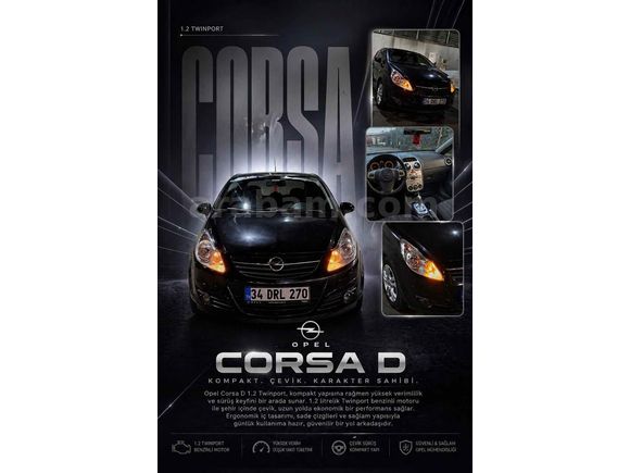 Sahibinden Opel Corsa 1.2 Twinport Enjoy 2007 Model 