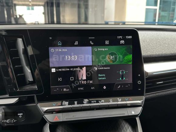2023 MEGANE E-TECH TECHNO-218HP-EVTİP ŞRJ-KAMERA-D.ISITMA-BOYASZ