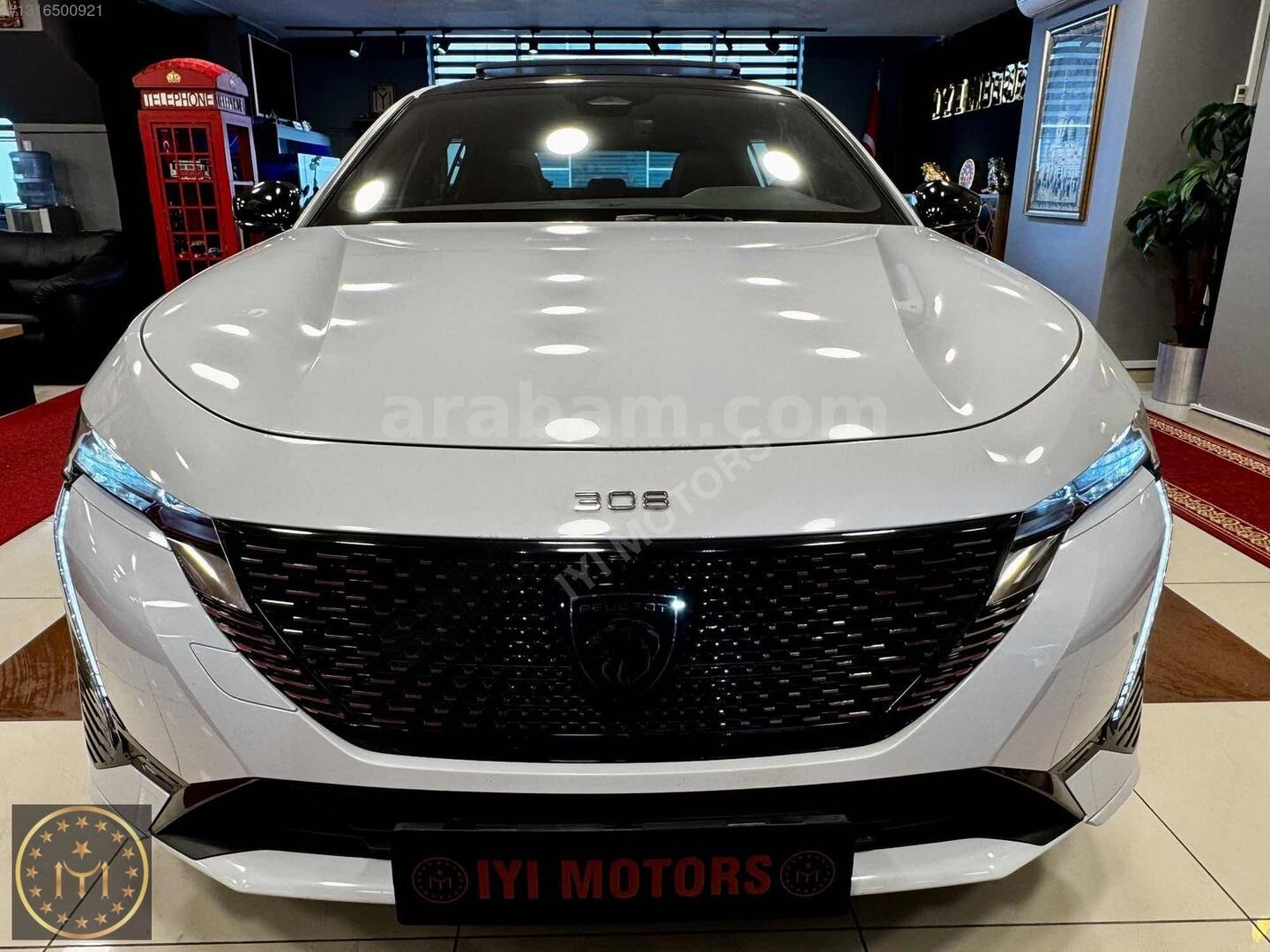 Galeriden Peugeot e-308 GT 2023 Model İstanbul 41.000 km Beyaz 2