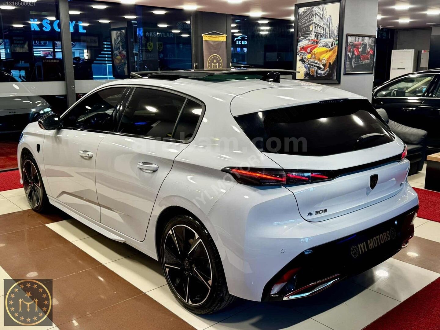 Galeriden Peugeot e-308 GT 2023 Model İstanbul 41.000 km Beyaz 6