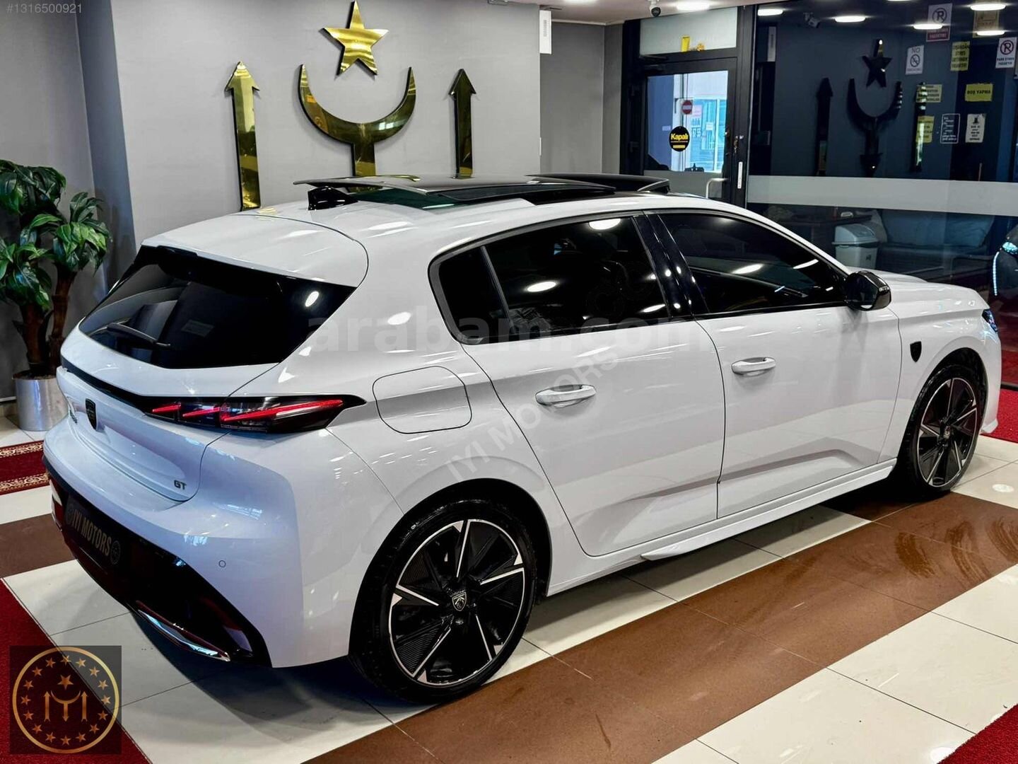 Galeriden Peugeot e-308 GT 2023 Model İstanbul 41.000 km Beyaz 4