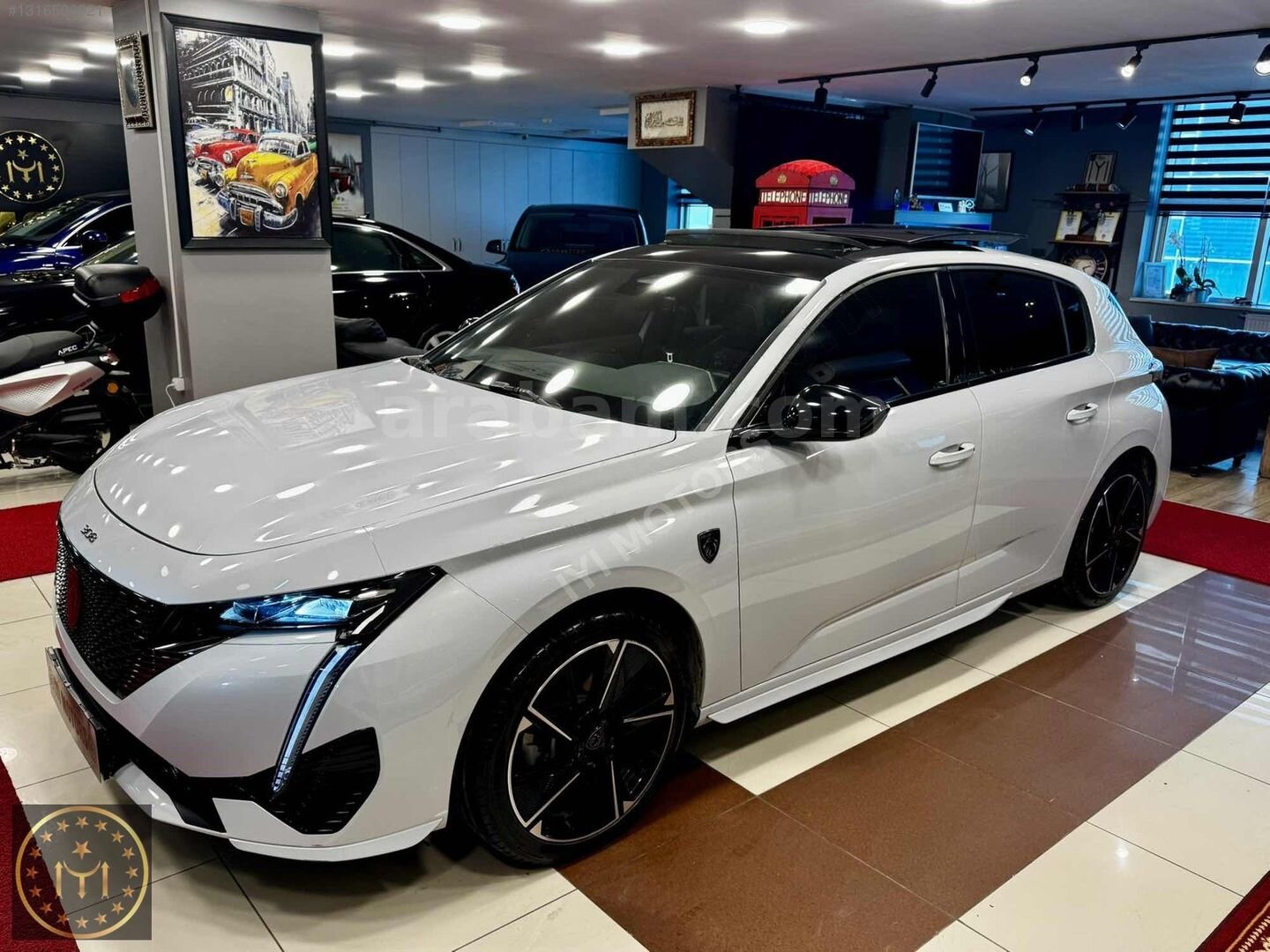 Galeriden Peugeot e-308 GT 2023 Model İstanbul 41.000 km Beyaz 3