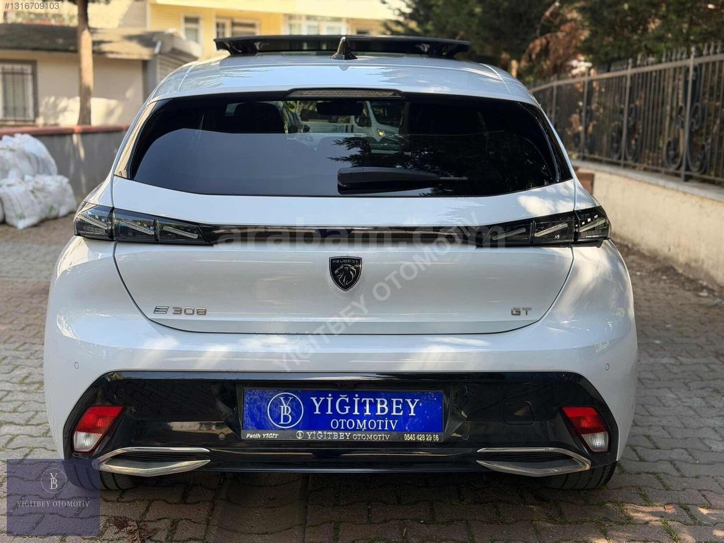 Galeriden Peugeot e-308 GT 2024 Model İstanbul 45.000 km Beyaz 4
