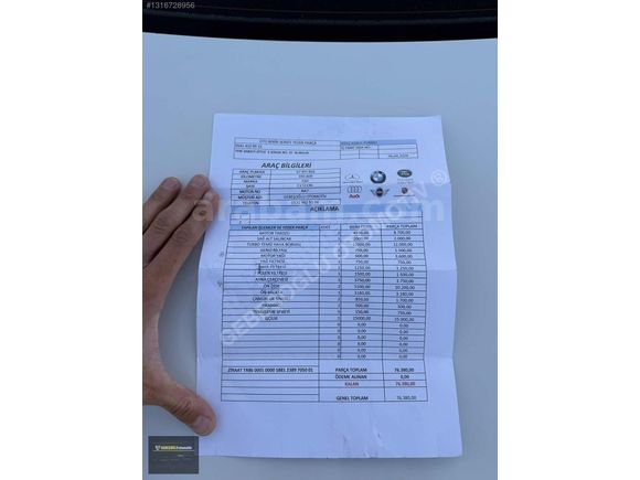 HATASIZZ/JOYSTİCK/LCİ/M5/K.ISITMA/MAKAM PERDE/ALPİNE WHİTE E60.5