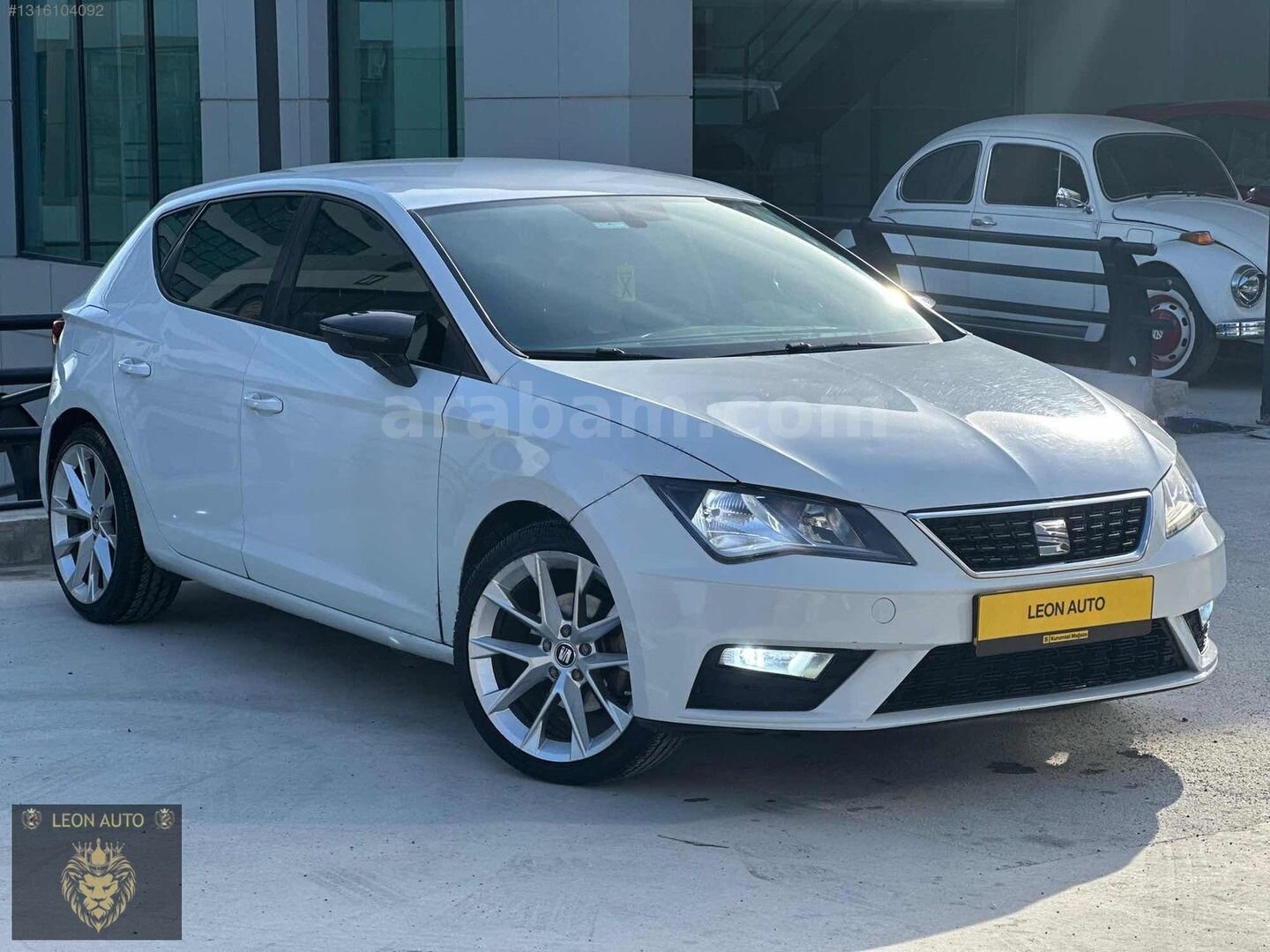 Galeriden Seat Leon 1.6 TDI Style 2017 Model Adana 207.000 km Beyaz 3