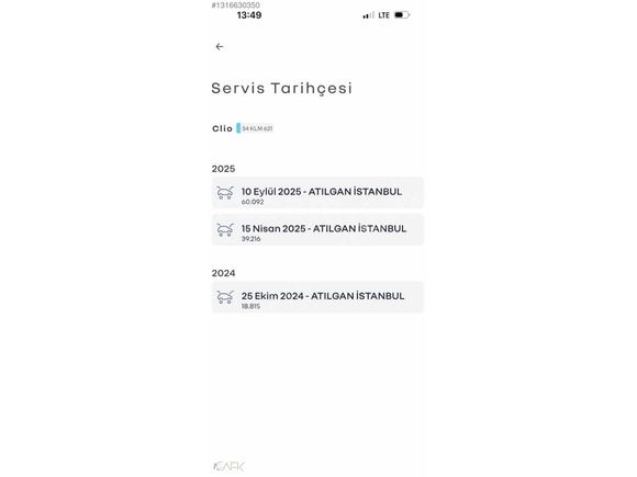 AFK DAN 1.0 TCE CLIO BOYASIZ SERVİS BAKIMLI ÖZEL RENK