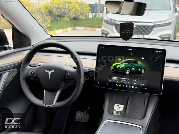 *DC GARAJ*TESLA MODEL Y/2024/32.000KM/SOLID BLACK/HATASZ/BOYASIZ