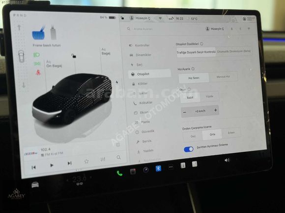 AĞABEY'DEN 2025 TESLA MODEL Y PREMİUM (JUNİPER)-OTOPLT-HATSZ
