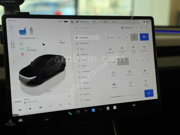 AĞABEY'DEN 2025 TESLA MODEL Y PREMİUM (JUNİPER)-OTOPLT-PPF-HTSZ