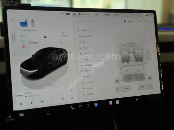 AĞABEY'DEN 2025 TESLA MODEL Y PREMİUM (JUNİPER)-OTOPLT-PPF-HTSZ