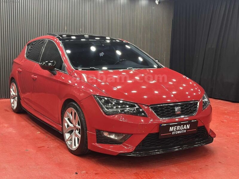 Galeriden Seat Leon 1.4 TSI FR 2015 Model İstanbul 105.000 km Kırmızı