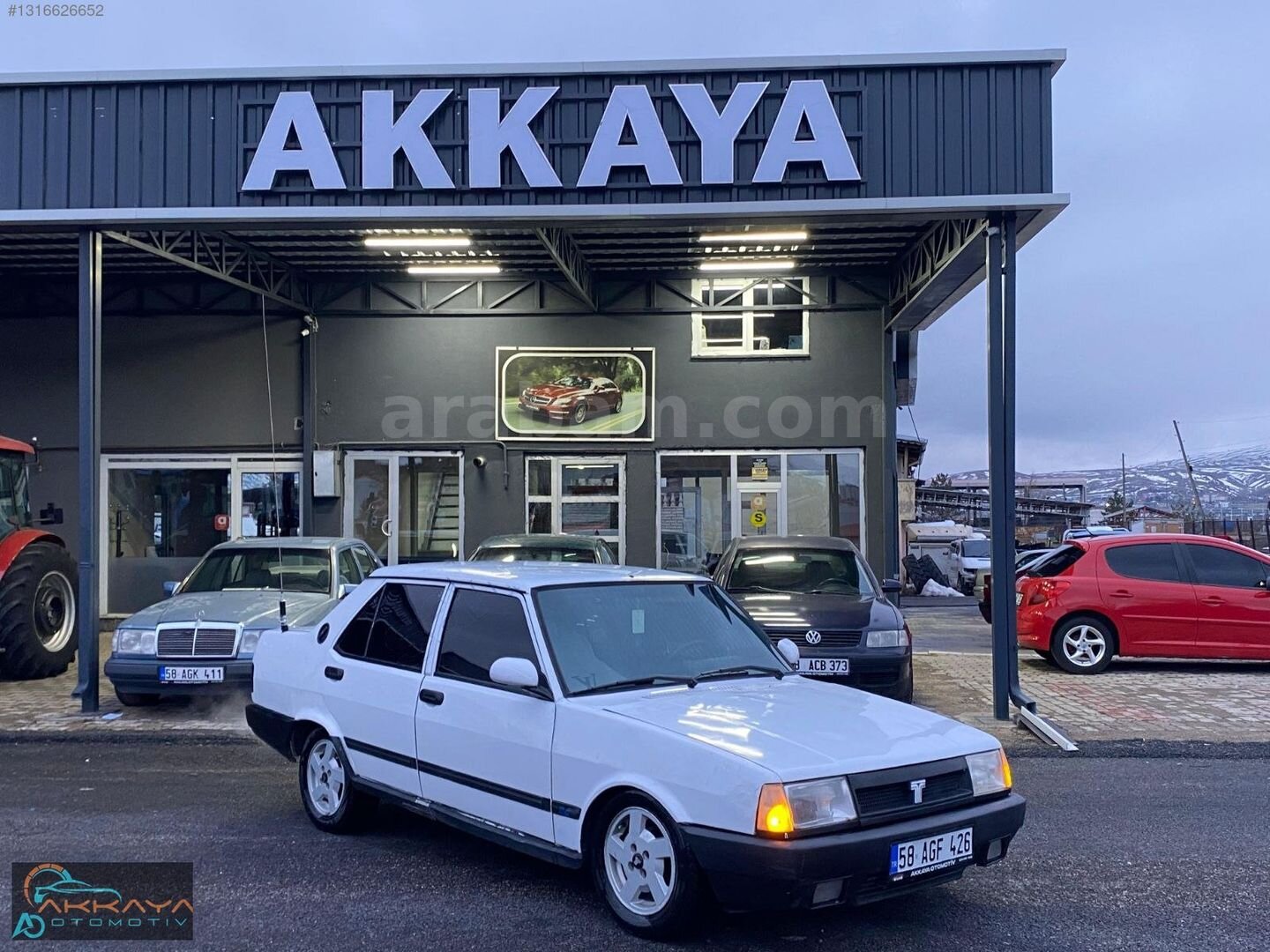 Galeriden Tofaş Şahin S 1995 Model Sivas 88.709 km Beyaz 6