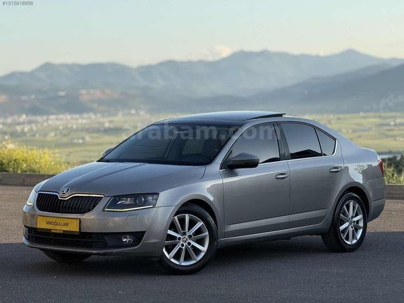 2016 MODEL SKODA OCTAVİA 1.6TDI STYLE CR CAM TAVAN BOYASIZ