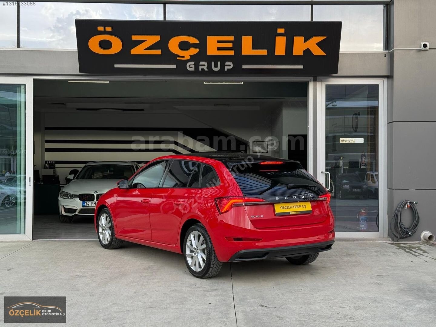 Galeriden Skoda Scala 1.0 TSI Premium 2020 Model Ankara 99.800 km Kırmızı 4