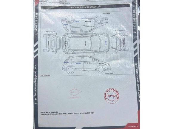 2013 CLİO TOUCH 1.5DCİ--DEĞİŞENSİZ