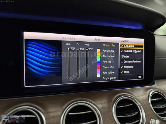 MERCEDES 2020 E200d EXCLUSİVE TABA-ISTIMA-SOĞUTMA-SERVİS BAKIMLI