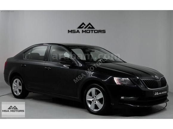 MSA-2018 SKODA OCTAVIA 1.6TDI OPTIMAL DSG SİYAH BAKIMLI EMSALSİZ