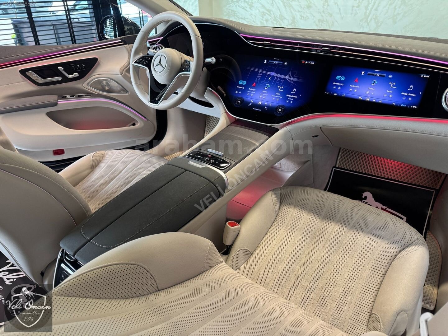 Galeriden Mercedes - Benz EQS 450+ 2025 Model Konya 10.000 km Siyah 6
