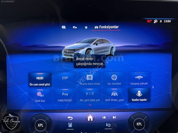2025 EQS 450 4 MATİC BAYİ FULL