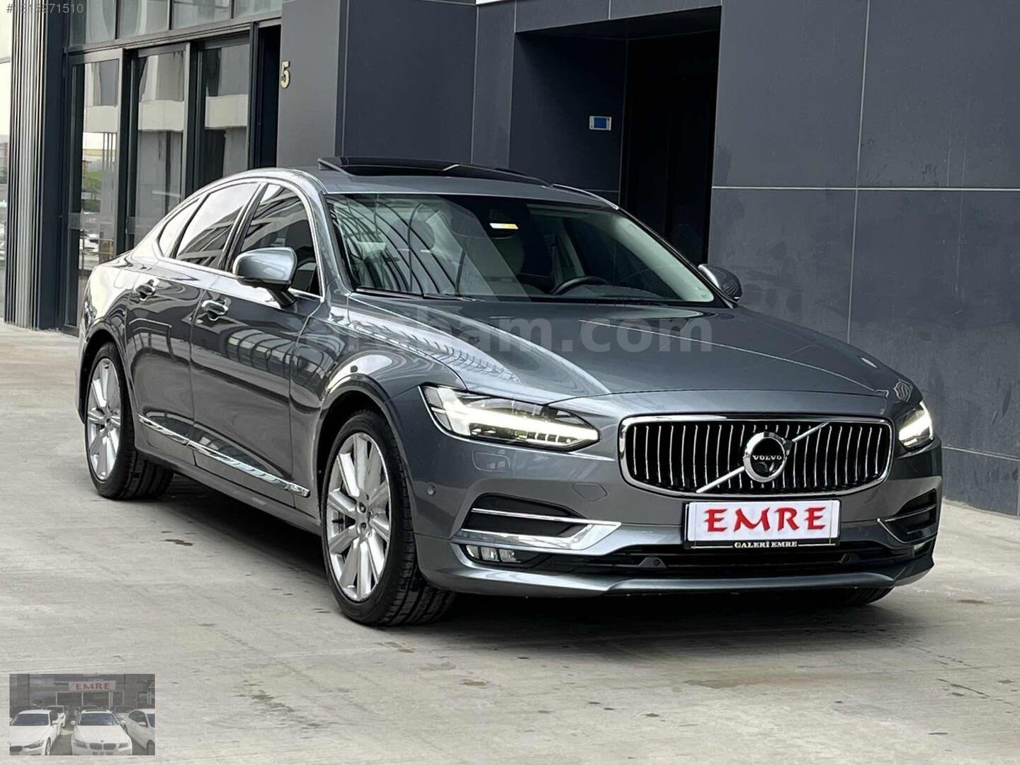 Galeriden Volvo S90 2.0 D D4 Inscription 2017 Model Ankara 169.000 km Gri 2
