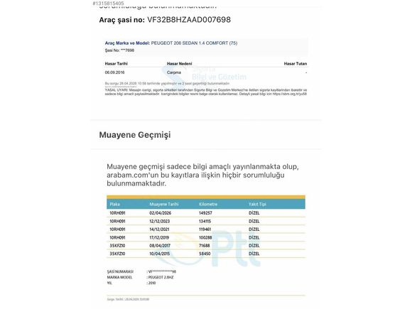 YEDOTO DAN 150BİN KM DE
