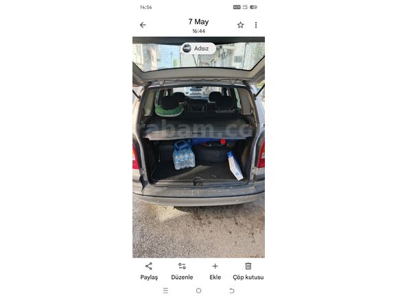 Sahibinden Opel Zafira 1.6 Elegance 2003 Model Bursa