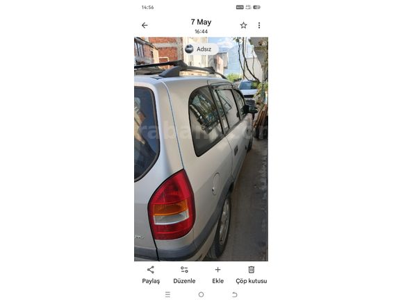 Sahibinden Opel Zafira 1.6 Elegance 2003 Model Bursa