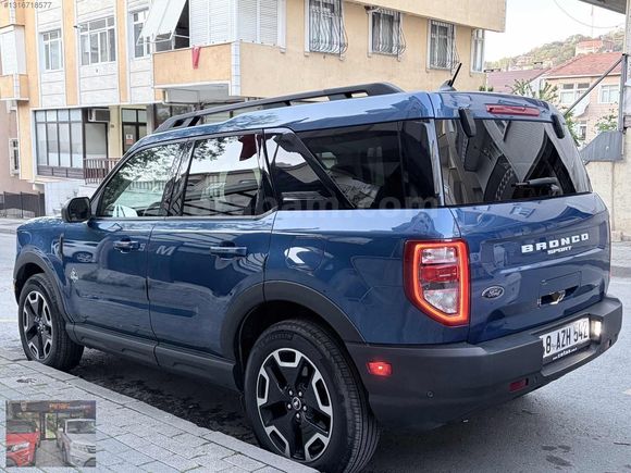 2023 BOYASIZ BRONCO SPORT OUTER BANKS EN ÜST DONANIM 4x4