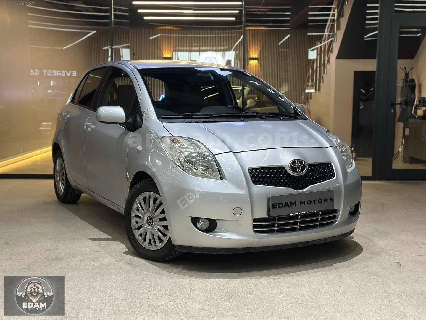 EDAM MOTORS & 2009 TOYOTA YARİS 1.3 OTM.VTES 146.000KM TERTEMİZ 2
