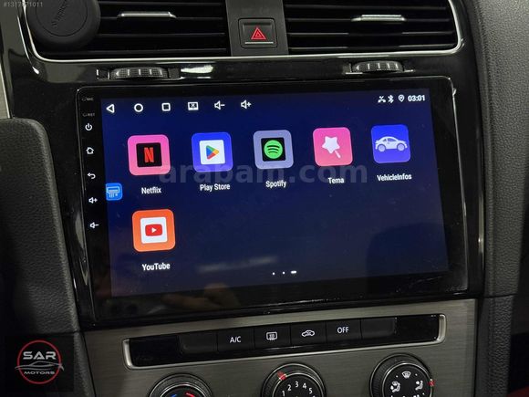 87.000 KM' GOLF 2014 OTOMATİK 1.2 TSI -GERİ GORÜŞ-NAVİ-BEJ RENK-