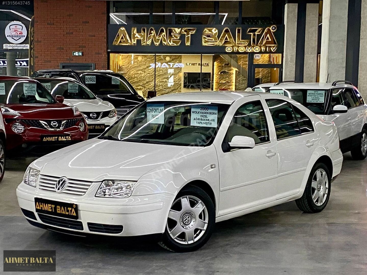 Galeriden Volkswagen Bora 1.9 TDi Comfortline 2000 Model Ankara 470.000 km Beyaz 1