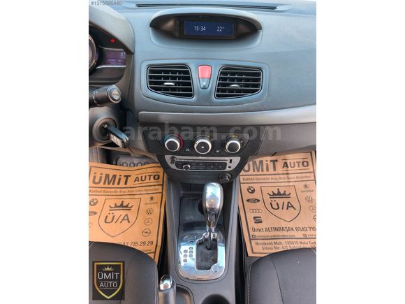 ÜMİT AUTO/2015/OTOMATİK/FLUENCE/TOUCH/EMİNEVİM/K. KARTI/