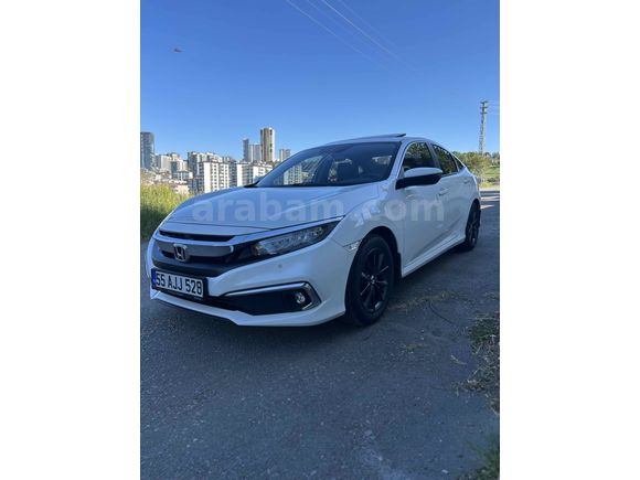 Sahibinden Honda Civic 1.6i VTEC Eco Elegance 2021 Model Samsun 97.700 km Beyaz
