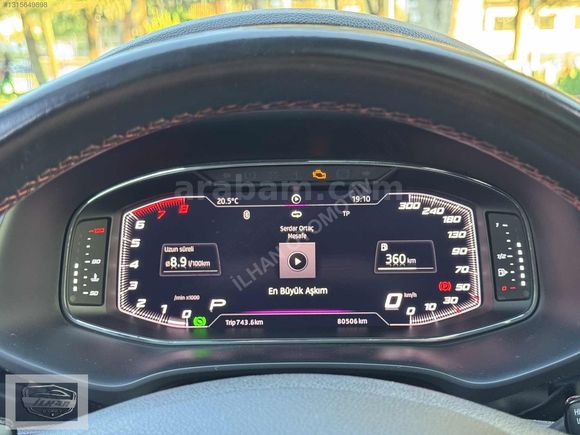 İLHAN'DAN 2019 SEAT LEON 1.5 EcoTSI DSG FR MAT PAKET 80.000 KM