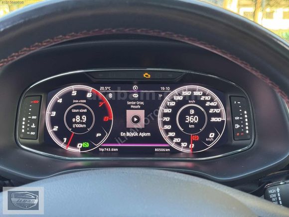 İLHAN'DAN 2019 SEAT LEON 1.5 EcoTSI DSG FR MAT PAKET 80.000 KM