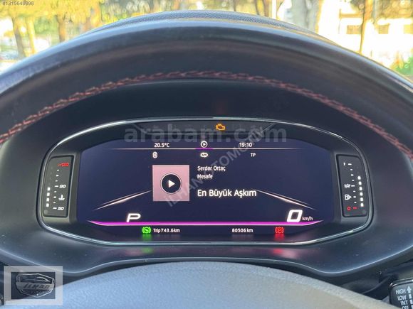 İLHAN'DAN 2019 SEAT LEON 1.5 EcoTSI DSG FR MAT PAKET 80.000 KM