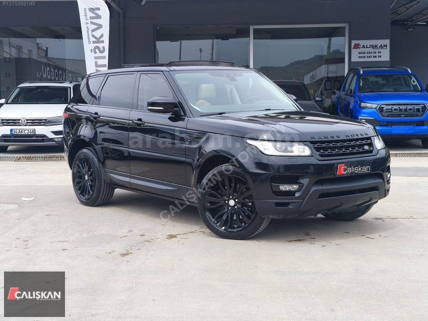 Galeriden Land Rover Range Sport 2.0 SD4 HSE 2017 Model Samsun 230.450 km Siyah 2