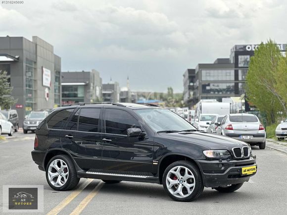 | AE MOTORS | X5-3.0 DİZEL-SUNROOF-RECARO-İÇİ BEJ-OTOMATİK-2003