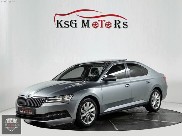 !CAM TAVAN! 2019 SKODA SUPERB ELİTE 1.6 TDİ/BUSİNESS GRİ/KEYLESS