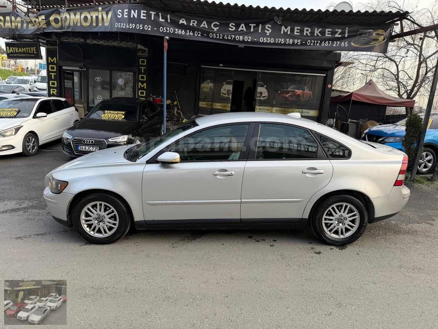 Galeriden Volvo S40 1.6 D 2005 Model İstanbul 260.000 km Gri 4