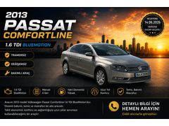 Sahibinden Volkswagen Passat 1.6 TDi BlueMotion Comfortline 2013 Model  260.000 km Bej