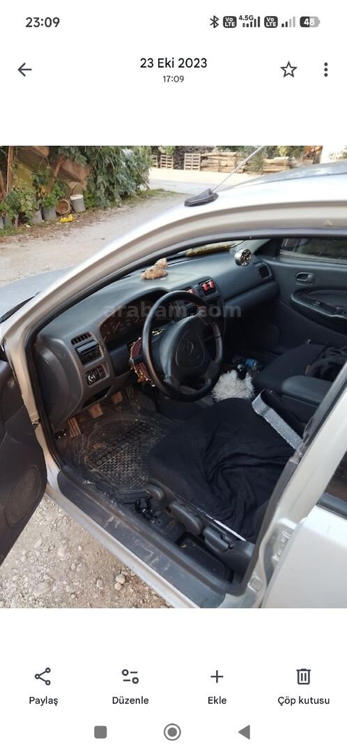 Sahibinden Mazda 323 1.8 Familia 1998 Model Antalya 325.000 km Gri (Gümüş) 4