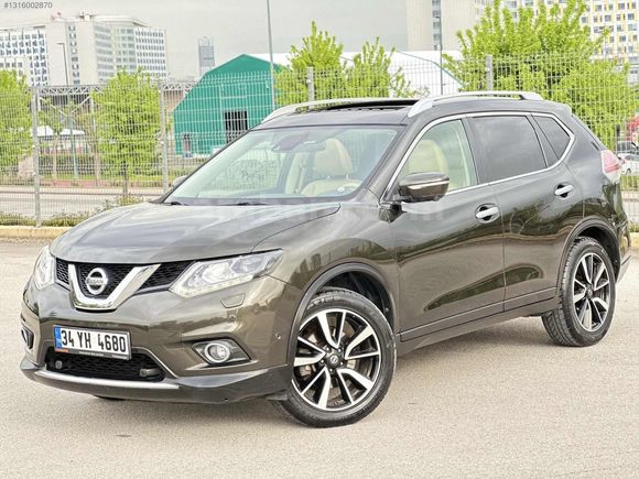 //46.000KM//HATASIZ BOYASIZ CAM TAVAN X-TRAİL- 1.6 DCI 7 KİŞİLİK