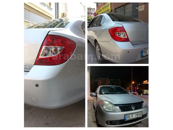 Sahibinden Renault Symbol 1.4 Expression Plus 2010 Model  114.000 km Gri (Gümüş)