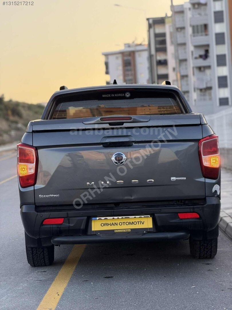 Galeriden KGM SsangYong Musso Grand 2.2 D Platinum 2019 Model Mersin 155.000 km Gri 6