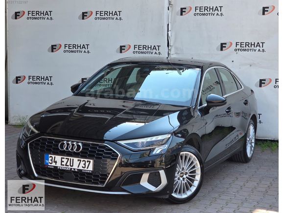 2022*AUDİ A3 SEDAN 35TFSI ADVANCED S-TRONİC*%20 KDV*46.260 KM'DE