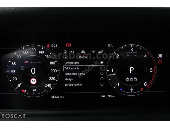ROSCAR'DAN 2020 RR. VELAR R-DYNAMİC S ISITMA/SOĞUTMA 72.000KM
